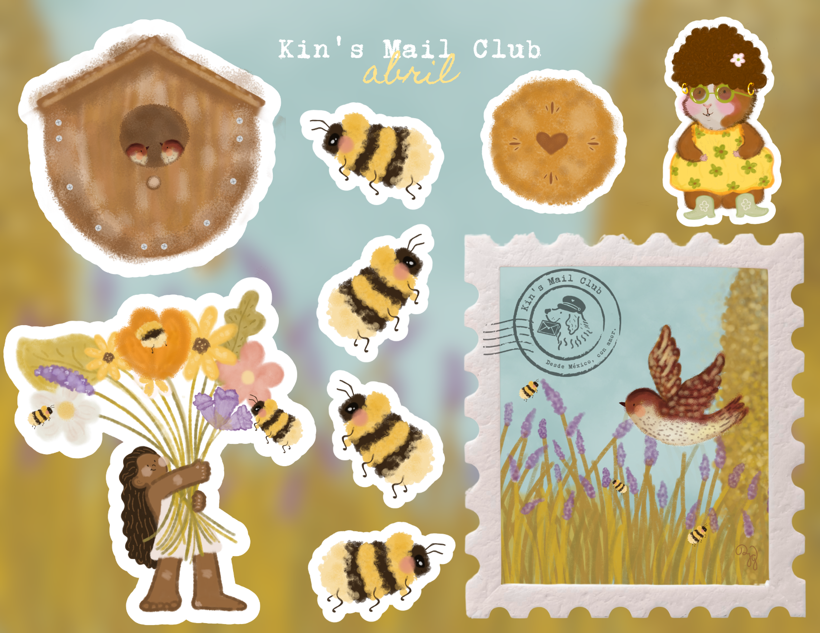 Stickers de Kin | Coleccionables