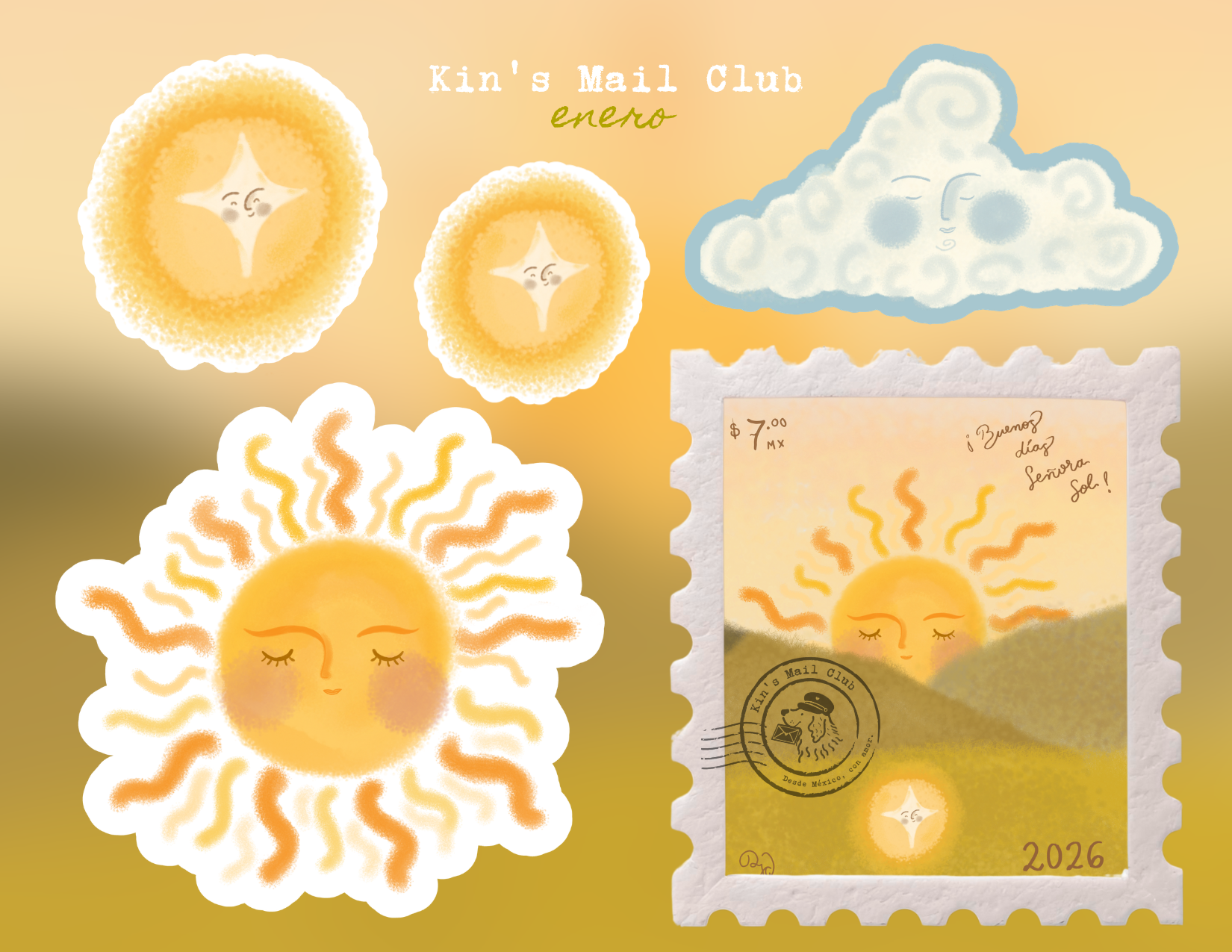Stickers de Kin | Coleccionables