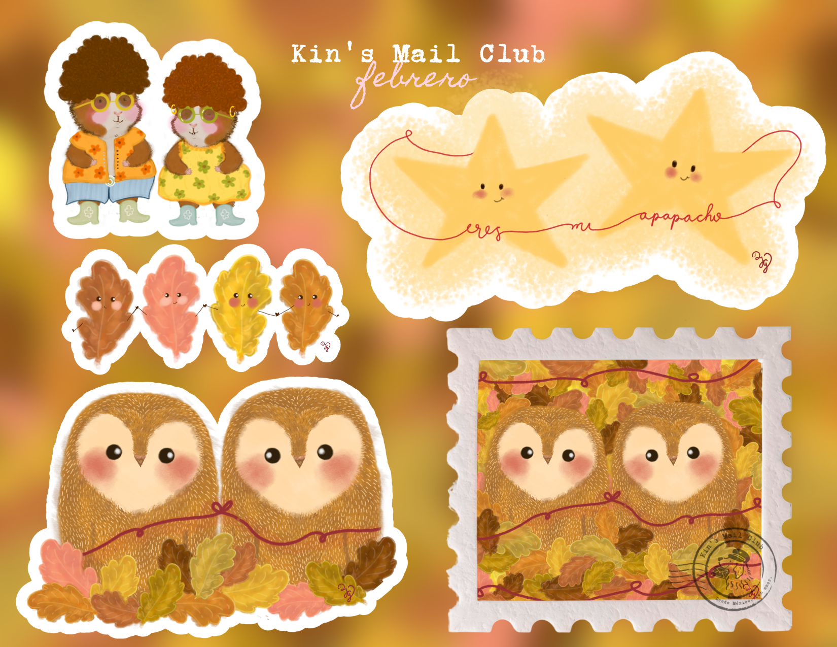 Stickers de Kin | Coleccionables