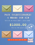 6 pack coleccionables | Kin's Mail Club (Enero - Junio 2026)