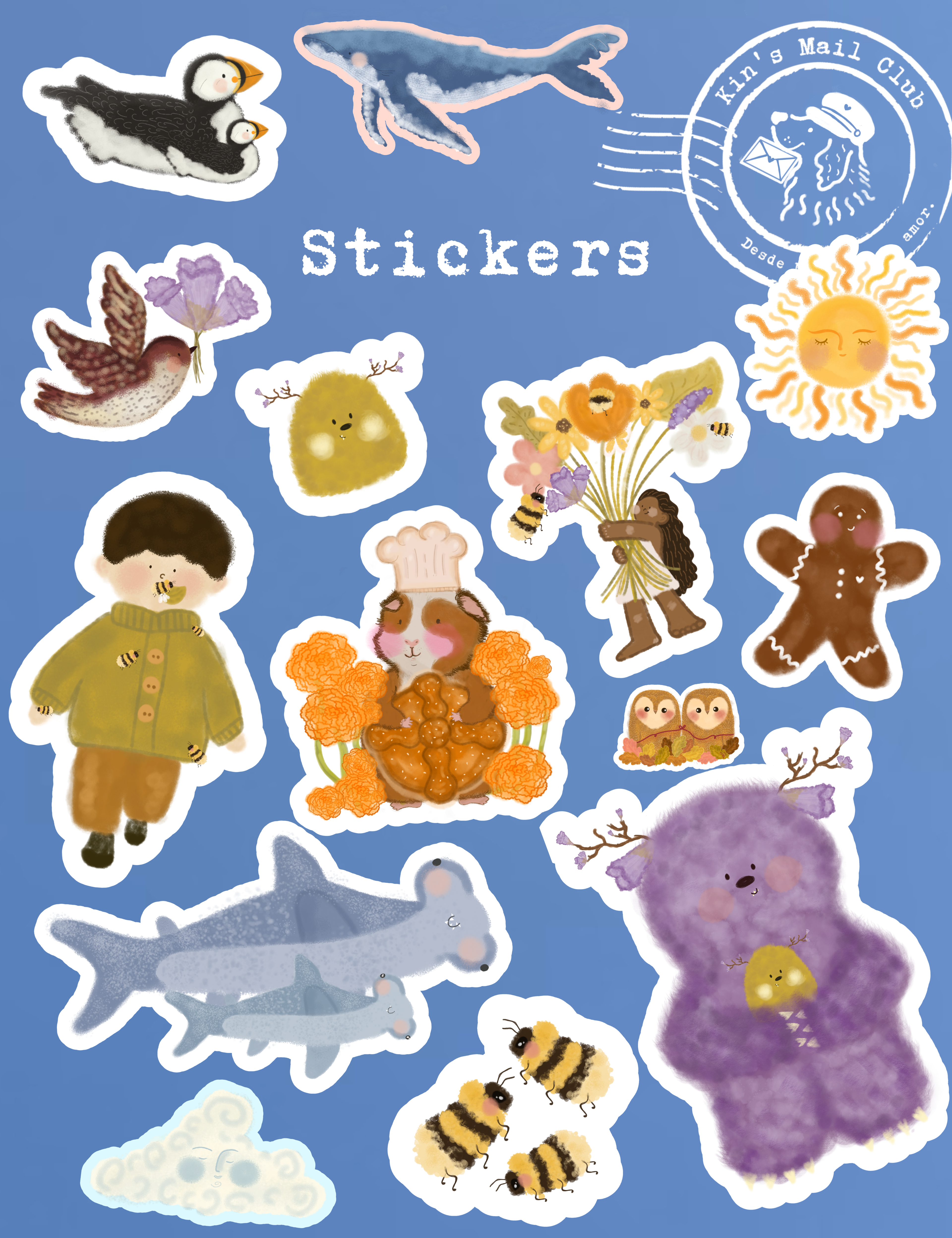 Stickers de Kin | Coleccionables
